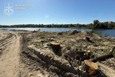 Порубка дерев та будівництво біля Русанівської протоки: прокуратура почала розслідування