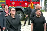 Зеленський прибув до Києво-Печерської лаври, яка постраждала під час нічної атаки