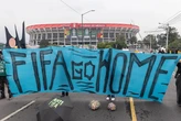 За два дні до Чемпіонату світу мітингувальники у Мехіко заблокували вхід до стадіону «Ацтека»