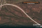 Зафіксовано кілометрові затори перед Керченським мостом (супутникові знімки)