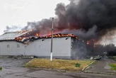 Росіяни вдруге за день атакували Балаклію, від удару безпілотника загорівся храм