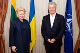 Порошенко обговорив з Грібаускайте загрози «Північного потоку-2» та агресію Кремля