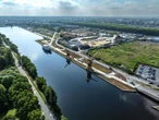 À Caen, la Presqu’Île abrite désormais un parc géant sans renier son passé industriel