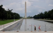 Le bassin du Lincoln Memorial à Washington, cher à Donald Trump, vidé pour être réparé