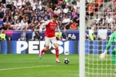 PSG-Arsenal : stupeur à Budapest, les images de l’ouverture du score d’Havertz pour les Gunners dès la 6e minutes