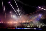 Feux d’artifice, fumigènes… Les incroyables images du show pyrotechnique organisé par les Argentins du Racing Club