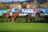 Arrivée du quinté du dimanche 26 octobre à Saint-Cloud : Masaiya et Maxime Guyon par le plus court des chemins