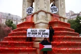 Paris : la fontaine des Innocents dégradée après une action pro-Gaza