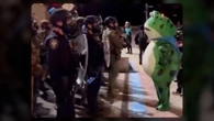 VIDÉO. À Portland, la grenouille antifa face à la police anti-immigration de Trump