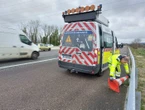 Yvelines : encore un engin de fléchage de la SAPN percuté sur l’A 13