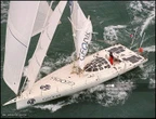 Un bateau vainqueur du Vendée Globe en vente aux enchères