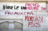 « Retailleau, on aura ta peau », « tue des flics »… L’université de Lyon taguée, Borne dénonce des inscriptions « indignes »
