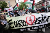Eurovision : des centaines de personnes manifestent à Bâle contre la participation d’Israël