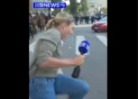 Affrontements à Los Angeles : une journaliste australienne touchée par une balle en caoutchouc en plein direct