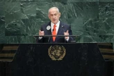 Guerre à Gaza : à l’ONU, Netanyahou porte un costume avec un QR Code renvoyant vers un site sur les massacres du 7 Octobre