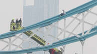 VIDÉO. Un homme escalade le Tower Bridge et paralyse la circulation