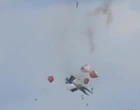 États-Unis : collision spectaculaire entre deux avions militaires lors d’un salon aérien, les pilotes s’éjectent à temps