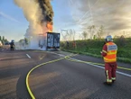Un camion en feu sur l’autoroute A1 dans l’Oise, la circulation perturbée