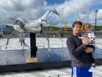 Premiers galops à Rouen pour Zeus, le cheval en métal des JO : « C’est vrai qu’il est magnifique »