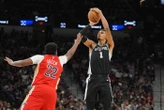 NBA : le double-double de Wembanyama lors de la victoire des Spurs contre New Orleans en images