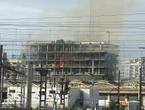 Incendie d’un immeuble en construction à Paris : le feu éteint, le risque d’effondrement « pas totalement écarté »