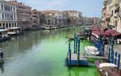 Tronçon du Grand Canal vert fluo à Venise : la substance à l’origine du changement de couleur identifiée