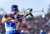 Biathlon : la vidéo du dernier tir fabuleux de Fillon Maillet pour offrir le petit globe du relais aux Bleus