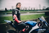 Lucie Boudesseul n’a pas le permis moto... mais elle participe au championnat du monde de vitesse