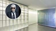 Entre una nave espacial y un laboratorio, así es la última casa en que vivió Karl Lagerfeld