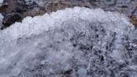 Perlas de hielo en el Salt del Molí d'en Ballús