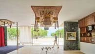 Una casa del revés llena de vida el Mies van der Rohe
