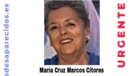 Se busca a María Cruz Marcos Citores, una mujer de 67 años desaparecida en Palencia