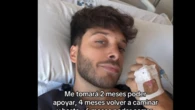 Blas Cantó, 33 años, operado de urgencia tras un aparatoso accidente doméstico: “Tenía miedo. Sé que nada volverá a ser como antes”