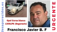 Se busca a Francisco Javier B. F., un hombre de 42 años desaparecido en Arahal, Sevilla