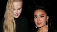 Las cámaras captan un encontronazo entre Nicole Kidman y Salma Hayek en el desfile de Balenciaga en París