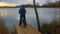 El lago de Banyoles en bicicleta