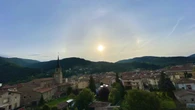 Halo solar en Campdevànol