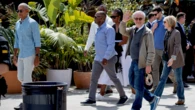 Michelle Obama navega con Steven Spielberg y su esposa por aguas de Mallorca