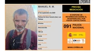 En paradero desconocido Manuel R. M., un hombre de 60 años desaparecido en Las Palmas de Gran Canaria