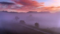 Fantasía de nieblas otoñales en Osona