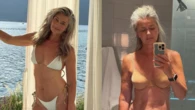 Paulina Porizkova muestra su cuerpo de 60 años con y sin filtros para defender el envejecimiento