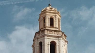 El campanario octogonal de la iglesia de Santa María de Cubelles