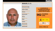 Sin pistas sobre el paradero de Manuel G. G., un hombre de 64 años desaparecido en Huelva