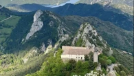 La roca con forma de Àliga de la Patum