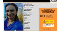 Sin rastro de Krystyna Marcelina S., una mujer de 35 años desaparecida en Madrid