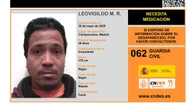 Sin rastro de Leovigildo M. R., un hombre de 39 años desaparecido en Madrid