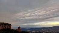 Paisaje de nubes en Sant Llorenç del Munt