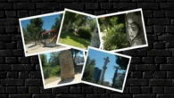 El parque del rey celta en Madrid lleno de mensajes de parejas de enamorados