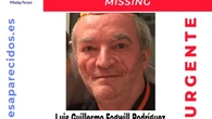 Sin rastro de Luís Guillermo Fogwill Rodríguez, un hombre de 74 años desaparecido en Barcelona