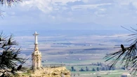 El paisaje más allá del mirador del Sagrado Corazón de Alguaire
